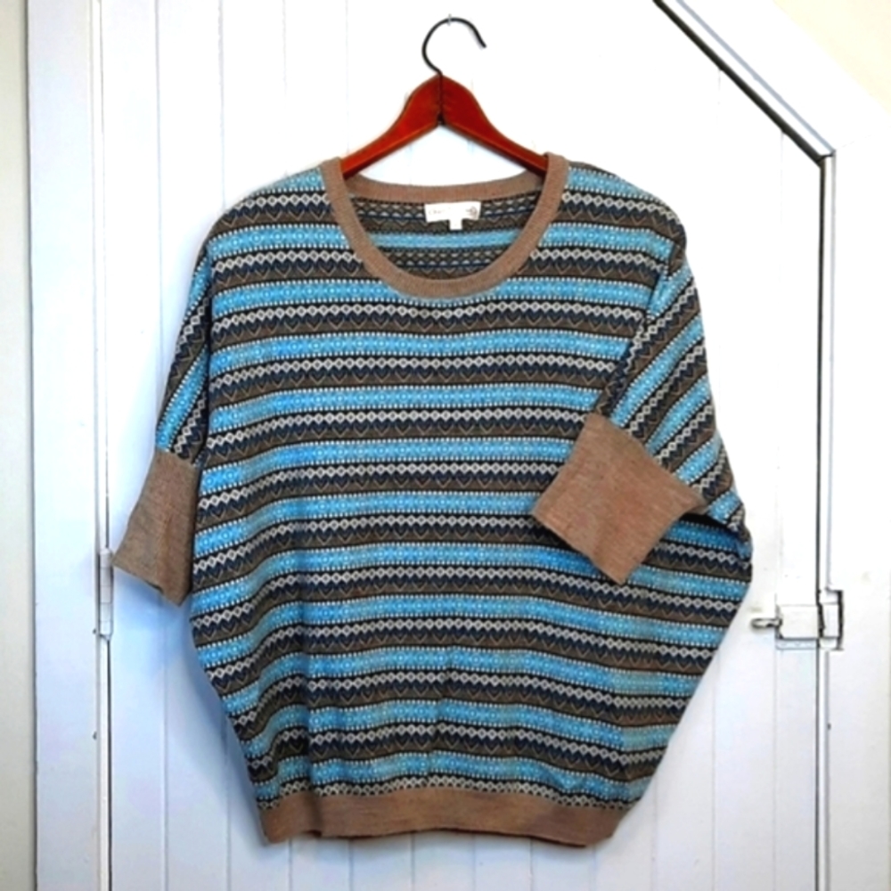 NORTHERN REFLECTIONS Striped Knit Sweater - Picture 1 of 7
